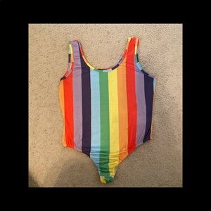 Rainbow bodysuit